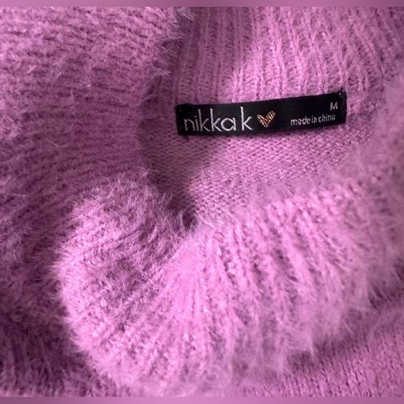 Nikkak Pink Sweater with Pearl Sleeve Detail - Picture 4 of 4